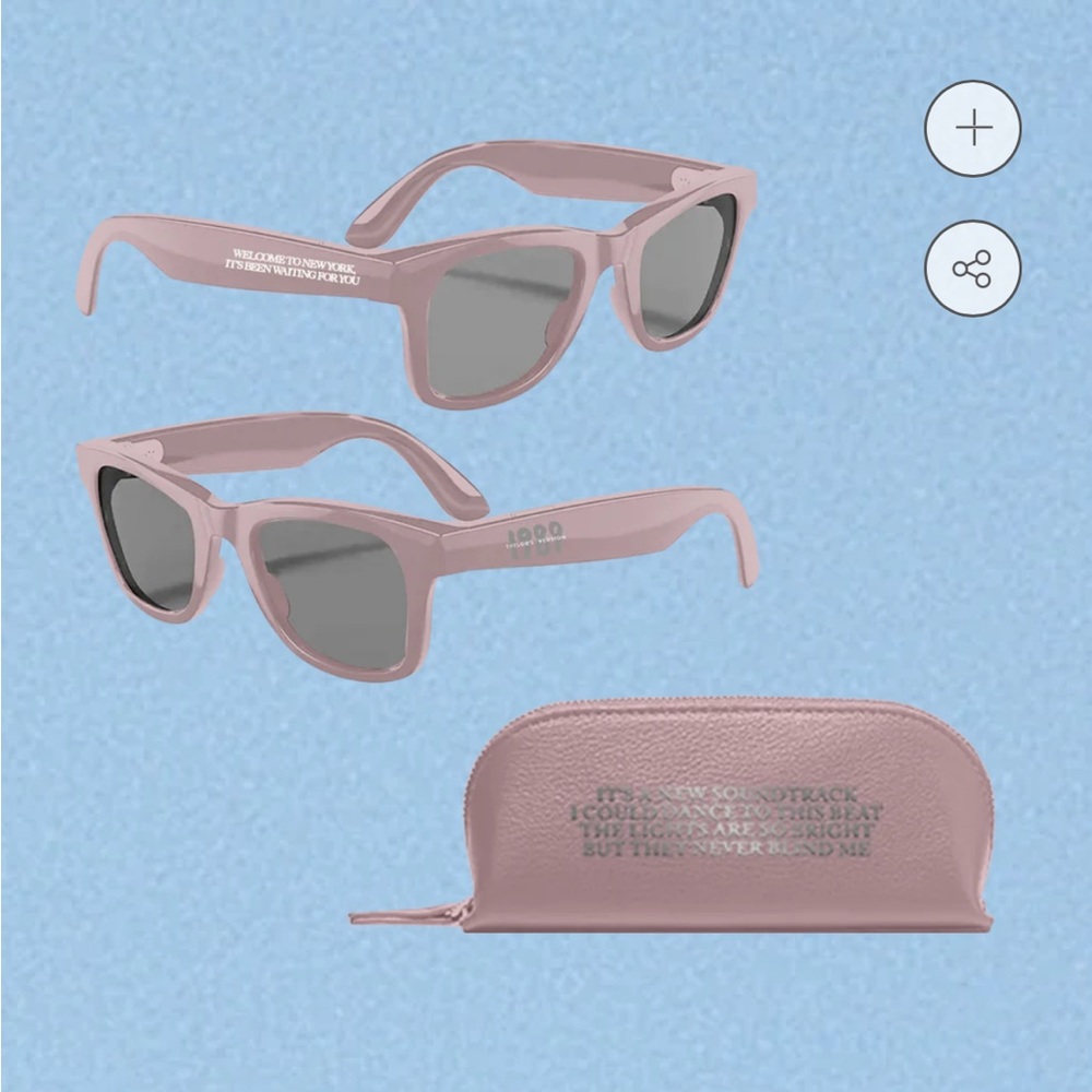 NEW Taylor Swift 1989 Sunglasses & Case